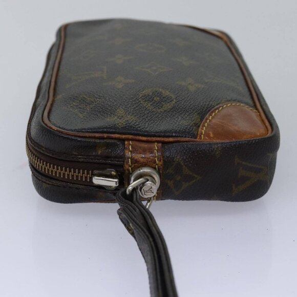 LOUIS VUITTON Monogram Marly Dragonne PM Clutch Bag - Picture 3 of 15